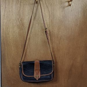 Vintage Navy and Tan Dooney